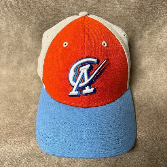 New Era Oklahoma City Dodgers 59FIFTY Copa MILB Hat CA Orange Blue One Size - Picture 4 of 7